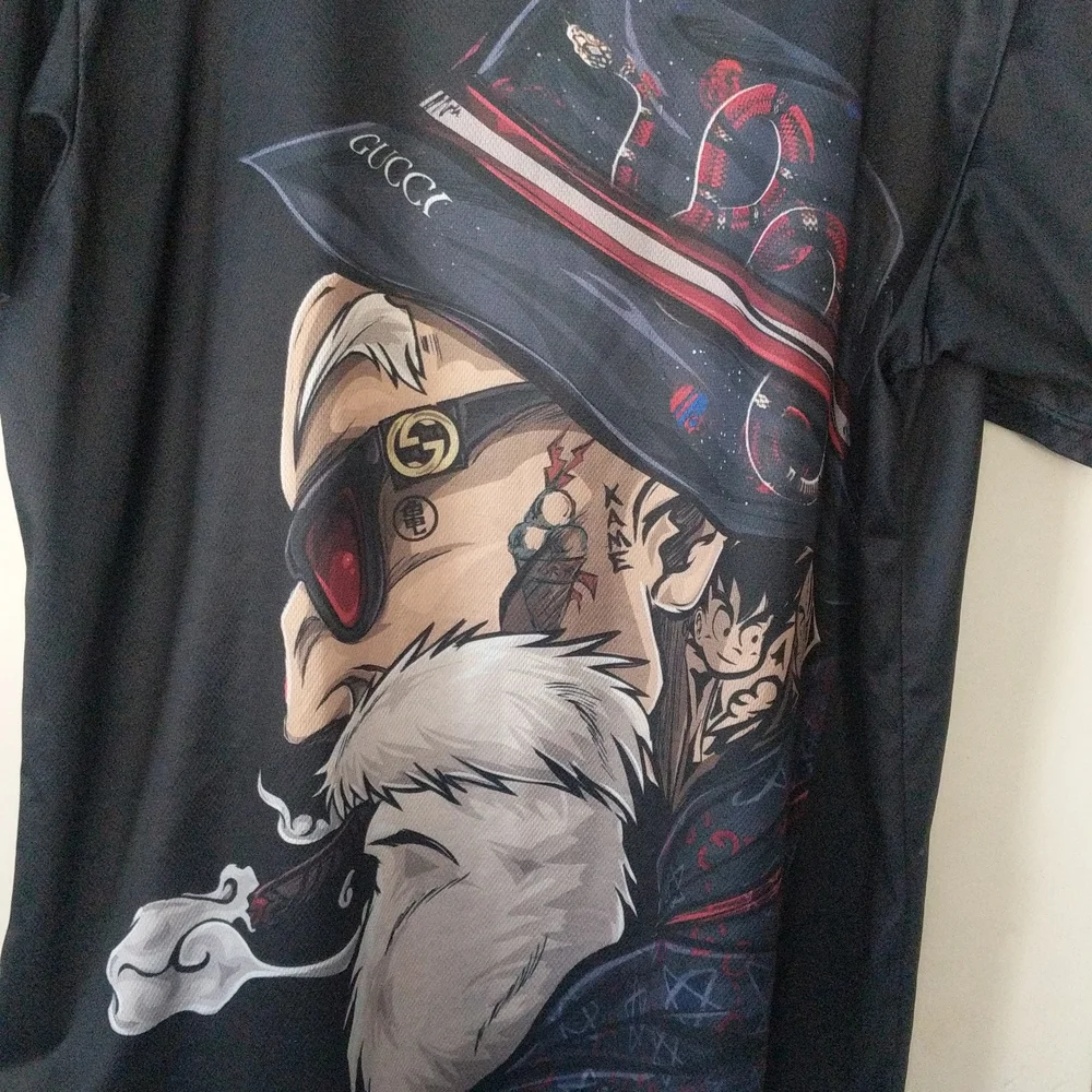 Master Roshi Dragonball Men's Lightweight Graphic Tee Shirt Size 3XL - Picture 2 of 8